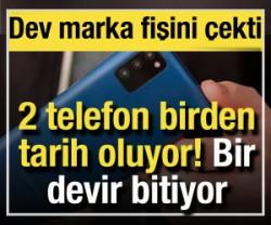 2 telefon birden tarih oluyor: Bir devir bitiyor! Dev marka fişini &ccedil;ekti
