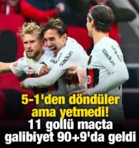 5-1'den d&ouml;nd&uuml;ler ama yetmedi! 11 goll&uuml; ma&ccedil;ta galibiyet 90+9'da geldi