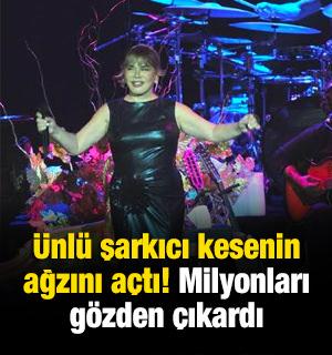 &Uuml;nl&uuml; şarkıcı kesenin ağzını a&ccedil;tı