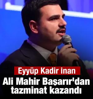 AK Parti Genel Sekreteri İnan, Ali Mahir Başarır'dan tazminat kazandı