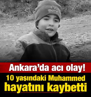 Ankara'da otomobil, bisiklete &ccedil;arptı! 10 yaşındaki Muhammed hayatını kaybetti