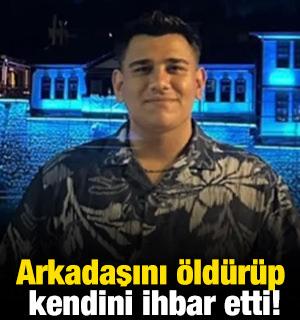 Arkadaşını &ouml;ld&uuml;r&uuml;p, kendini ihbar etti!