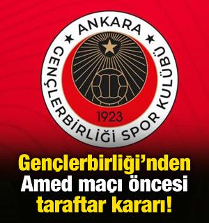 Gen&ccedil;lerbirliği'nden Amed ma&ccedil;ı &ouml;ncesi taraftar kararı! 