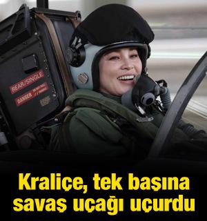Krali&ccedil;e, tek başına savaş u&ccedil;ağı u&ccedil;urdu
