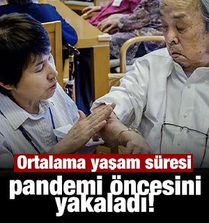 Ortalama yaşam s&uuml;resi, pandemi &ouml;ncesini yakaladı!