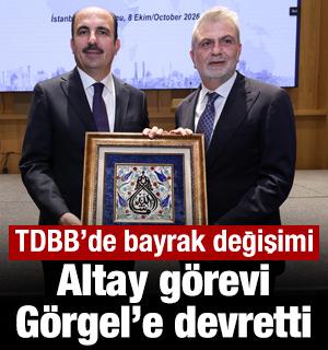 TDBB'de bayrak değişimi: Uğur İbrahim Altay g&ouml;revi Fırat G&ouml;rgel'e devretti