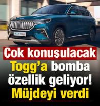 Togg'a bomba &ouml;zellik geliyor: M&uuml;jdeyi verdi! İşte, &ccedil;ok konuşulacak yenilik...