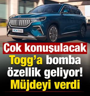 Togg'a bomba &ouml;zellik geliyor: M&uuml;jdeyi verdi! İşte, &ccedil;ok konuşulacak yenilik...