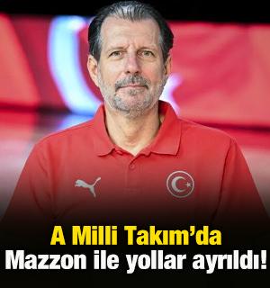 A Milli Takım'da Andrea Mazzon ile yollar ayrıldı!