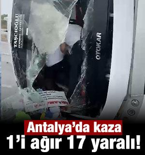 Antalya-Isparta yolunda feci kaza: Yaralılar var!