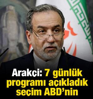 Bakan Arak&ccedil;i: Yedi g&uuml;nl&uuml;k programı a&ccedil;ıkladık, se&ccedil;im ABD'nin