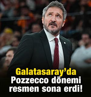 Galatasaray'da Gianmarco Pozzecco d&ouml;nemi sona erdi!