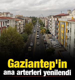 Gaziantep'in ana arterleri yenilendi 