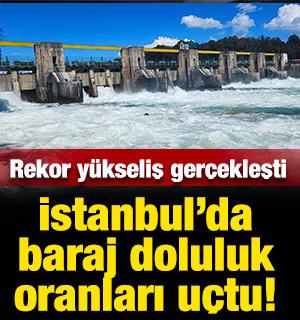 İstanbul baraj doluluk oranları adeta u&ccedil;tu: 1 g&uuml;nde rekor y&uuml;kseliş ger&ccedil;ekleşti!