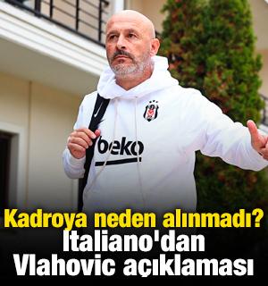 Kadroya neden alınmadı? Italiano'dan Vlahovic a&ccedil;ıklaması