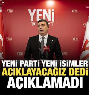Yeni Parti fon soruşturmasında pazartesi yeni isimler a&ccedil;ıklayacağız dedi! Yeni isim yok
