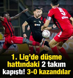 1. Lig'de d&uuml;şme hattındaki iki takım kapıştı! Deplasmanda 3-0 kazandılar