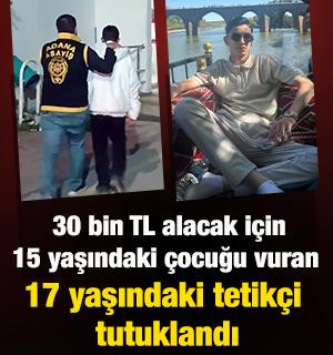 Ağabeyinin borcu y&uuml;z&uuml;nden vurulmuştu: 17 yaşındaki tetik&ccedil;i tutuklandı