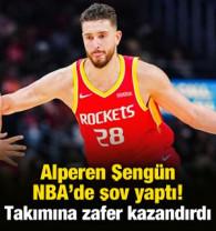 Alperen Şeng&uuml;n, NBA'de şov yaptı! Takımına zafer kazandırdı