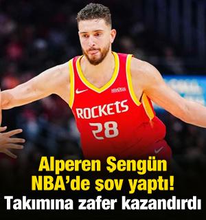 Alperen Şeng&uuml;n, NBA'de şov yaptı! Takımına zafer kazandırdı