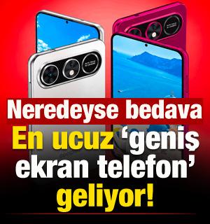 En ucuz 'geniş ekran telefon' geliyor! Neredeyse bedava...