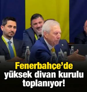 Fenerbah&ccedil;e'de y&uuml;ksek divan kurulu toplanıyor!