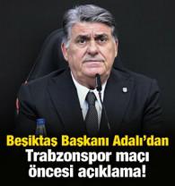 Serdal Adalı'dan Trabzonspor ma&ccedil;ı &ouml;ncesi a&ccedil;ıklama! 'İnşallah konuşmayız'
