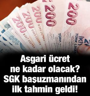 Uzman isimden ilk asgari &uuml;cret tahmini geldi! Bu rakam altına olmaz