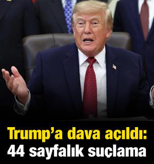 Trump'a dava a&ccedil;ıldı: 44 sayfalık su&ccedil;lama
