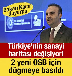 T&uuml;rkiye'nin sanayi haritası değişiyor! 2 yeni OSB i&ccedil;in d&uuml;ğmeye basıldı: Toplam sayı 374