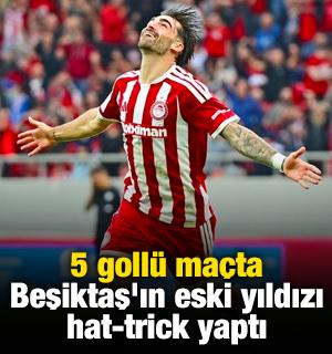 5 goll&uuml; ma&ccedil;ta Beşiktaş'ın eski yıldızı hat-trick yaptı
