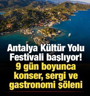 Antalya K&uuml;lt&uuml;r Yolu Festivali başlıyor! 9 g&uuml;n boyunca konser, sergi ve gastronomi ş&ouml;leni