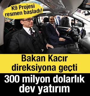 Bakan Kacır direksiyona ge&ccedil;ti: 300 milyon dolarlık dev yatırım: K9 Projesi resmen başladı!