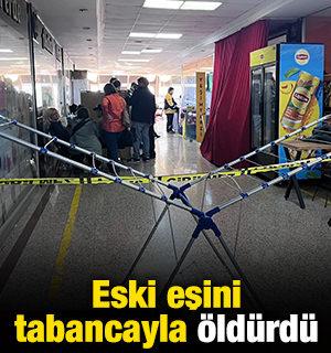 Eski eşini tabancayla &ouml;ld&uuml;rd&uuml;!