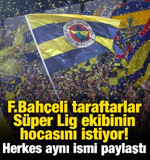 F.Bah&ccedil;eli taraftarlar S&uuml;per Lig hocasını istiyor! Herkes aynı ismi paylaştı