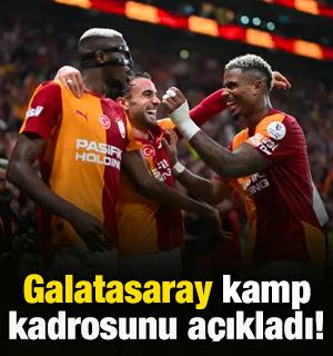 Galatasaray Konyaspor ma&ccedil;ı kamp kadrosunu a&ccedil;ıkladı!
