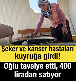 Şeker ve kanser hastaları kuyruğa girdi! Oğlu tavsiye etti, 400 liradan satıyor