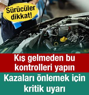 S&uuml;r&uuml;c&uuml;ler dikkat! Kış gelmeden bu kontrolleri yapın: Kazaları &ouml;nlemek i&ccedil;in kritik uyarı