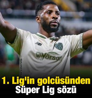 TFF 1. Lig'in golc&uuml;s&uuml;nden S&uuml;per Lig s&ouml;z&uuml;