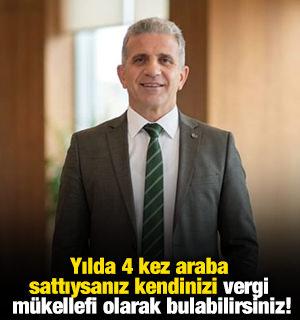 Yılda 4 kez araba sattıysanız kendinizi vergi m&uuml;kellefi olarak bulabilirsiniz!
